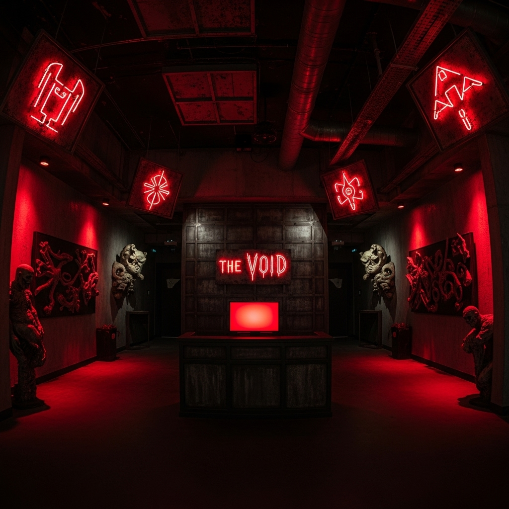 Atmospheric VR club interior